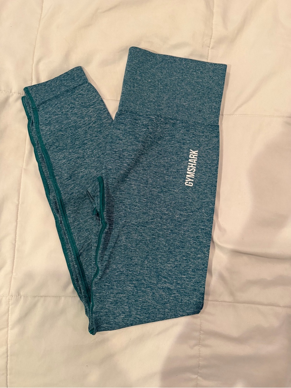 Gymshark Teal Blue Seamless Leggings